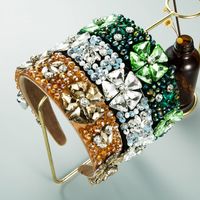 Baroque Crystal Gemstone Decoration European And American New Hair Accessories main image 1