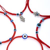 Bracelet De Corde Rouge Yeux Mauvais Yeux Bleus Européens Et Américains En Gros main image 3