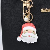 Pendentif Porte-clés En Cuir Père Noël Porte-clés Pendentif Décoration Portefeuille Animal main image 1