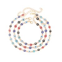 Nuevo Conjunto De Joyas De Tobillera Con Collar De Ojo De Diablo main image 2