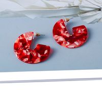 New Acrylic Plate Earrings Tassel Earrings Personality European And American Jewelry main image 4