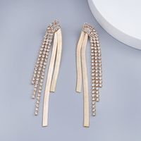 Cross-border Claw Chain Tassel Alloy Long Retro Earrings Wholesale main image 4