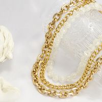 Creative Woven Acrylic Round Bead Necklace Wholesale main image 3