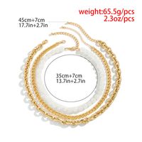 Creative Woven Acrylic Round Bead Necklace Wholesale main image 5
