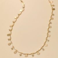 Fashion Trend Jewelry Palm Diamond Single-layer Waist Chain Geometric Disc Tassel Waist Chain main image 4