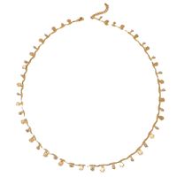 Fashion Trend Jewelry Palm Diamond Single-layer Waist Chain Geometric Disc Tassel Waist Chain main image 6