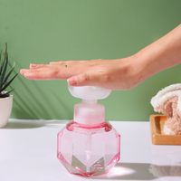 300ml Plastic Bottle Flower-shaped Bubble Hand Soap Bottle Cosmetic Dispensing Foam Bottle main image 5