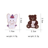 New Rabbit Animal Oil Drop Badge Brooch Enamel Badge Wholesale main image 4