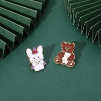 New Rabbit Animal Oil Drop Badge Brooch Enamel Badge Wholesale main image 5