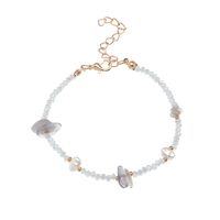 Pink Crystal Pearl Stone Bracelet Pink Crystal Bracelet Simple Single Circle Jewelry main image 6