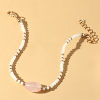 Women's Bracelet Pink Colored Glaze Fashion Crystal Metal Jewelry main image 4