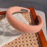 2022 New Style Knitted Wool Headband Female Autumn Winter Candy Color Hair Accessories sku image 5
