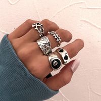 Playing Card Wholesale Creative Retro Card Joint Ring 5-piece Set sku image 2