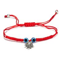 Bracelet De Corde Rouge Yeux Mauvais Yeux Bleus Européens Et Américains En Gros sku image 4