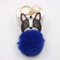 New Puppy Dog Key Chain Pendant Bag Purse Plush Pendant sku image 6
