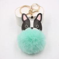 New Puppy Dog Key Chain Pendant Bag Purse Plush Pendant sku image 10