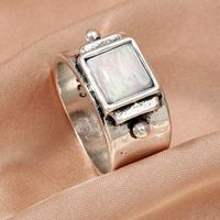 New Vintage Moonstone Ring European And American Style Ring main image 7