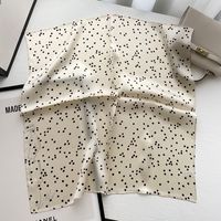 Small Wave Dot Small Square Scarf Spring And Autumn Thin Scarf sku image 1