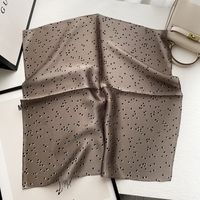 Small Wave Dot Small Square Scarf Spring And Autumn Thin Scarf sku image 3