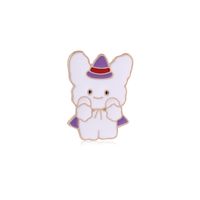 New Rabbit Animal Oil Drop Badge Brooch Enamel Badge Wholesale sku image 2