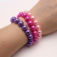 Glitter Pearl Children's Bracelet Color Pearl Bracelet Jewelry main image 2