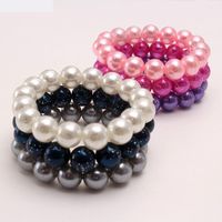 Glitter Pearl Children's Bracelet Color Pearl Bracelet Jewelry main image 6