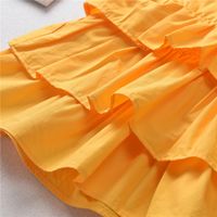 Solid Color Sleeveless Girls Cake Dress Autumn Children's Dress main image 5