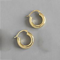 Fashion Geometric C-shaped Semi-circular Arc Copper Ear Buckle main image 5