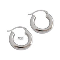 Fashion Geometric C-shaped Semi-circular Arc Copper Ear Buckle main image 6