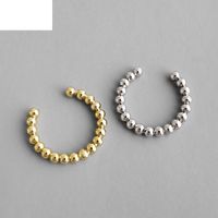 New Fashion Small Ball Copper Open Ring Wholesale main image 3