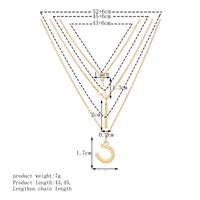 European And American Trends Creative Five-pointed Star Metal Rod Pendant Necklace main image 5