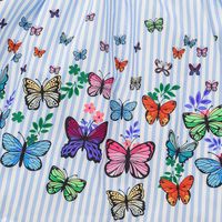 Sommer 4 ~ 11 Jahre Altes Mädchen Schmetterlingsdruck Prinzessin Mode Hosenträgerrock main image 4