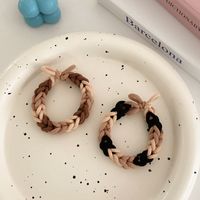 Korean Simple Knotted Chain Winding Braided Rubber Band Hair Scrunchies main image 3