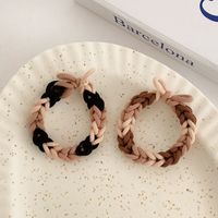 Korean Simple Knotted Chain Winding Braided Rubber Band Hair Scrunchies main image 5