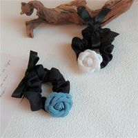 Fabric Camellia Bow Hair Ring Hair Accessories Korean Hair Scrunchies main image 2