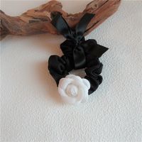 Fabric Camellia Bow Hair Ring Hair Accessories Korean Hair Scrunchies main image 5