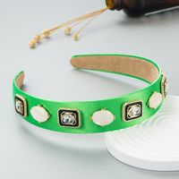 Baroque Retro Geometric Alloy Diamond-studded Headband main image 4