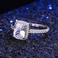 Europäischer Und Amerikanischer Klassischer Retro-diamant-zirkon-kupfer Ring main image 5
