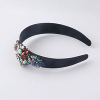 New Fashion Personality Diamond-studded Geometric Flower Headband main image 5