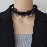 Autumn And Winter Necklace Fur Chain Stitching Necklace Niche Design Clavicle Chain main image 3