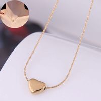 Korean Fashion Heart Titanium Steel Personality Necklace main image 2