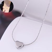 Korean Fashion Heart Titanium Steel Personality Necklace main image 3