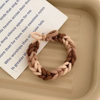 Korean Simple Knotted Chain Winding Braided Rubber Band Hair Scrunchies sku image 1