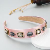 Baroque Retro Geometric Alloy Diamond-studded Headband sku image 2