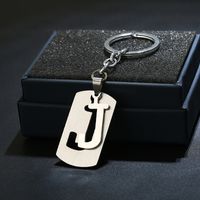 Simple Style Commute Letter Stainless Steel Keychain sku image 10