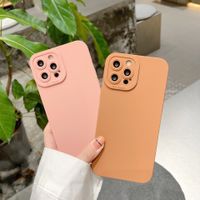 Simple Solid Color Lens All-inclusive Iphone Mobile Phone Case main image 4