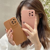Simple Solid Color Lens All-inclusive Iphone Mobile Phone Case main image 5