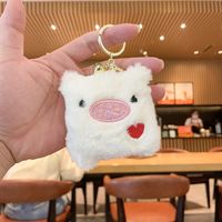 Cute Plush Doll Keychain School Bag Wool Pendant Creative Christmas Gift Doll Pendant Key Ring main image 3