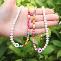 Simple Shell Beads Necklace 2022 Demon Eye Color Necklace main image 1