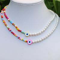 Simple Shell Beads Necklace 2022 Demon Eye Color Necklace main image 3